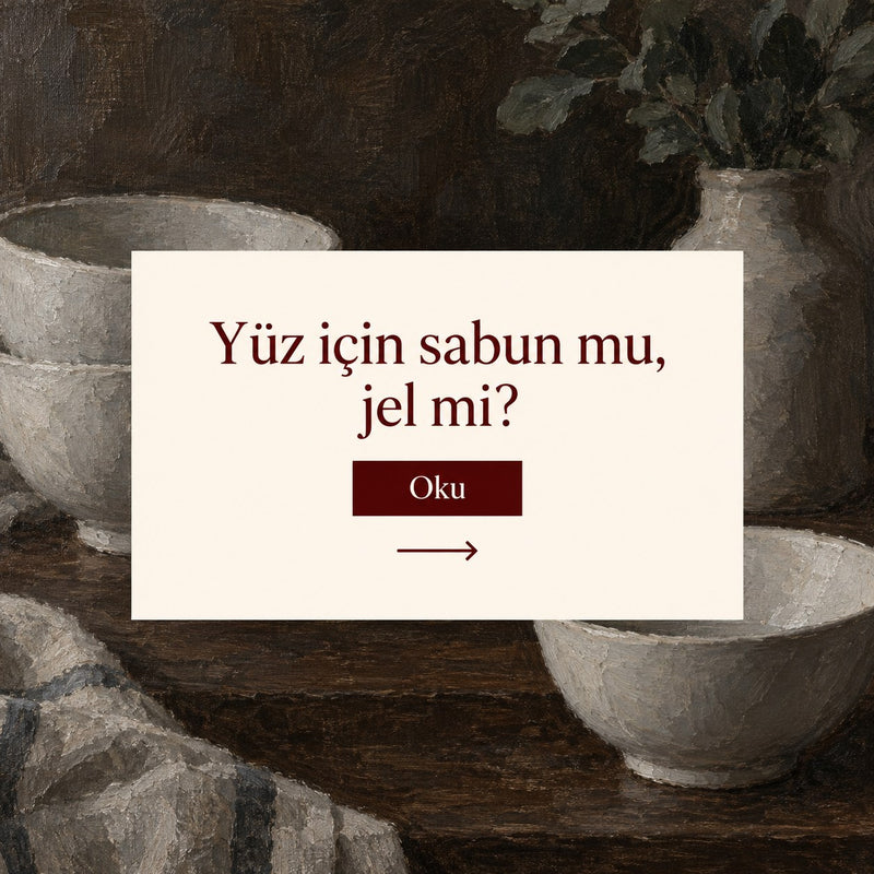 Yüz için sabun mu, jel mi?