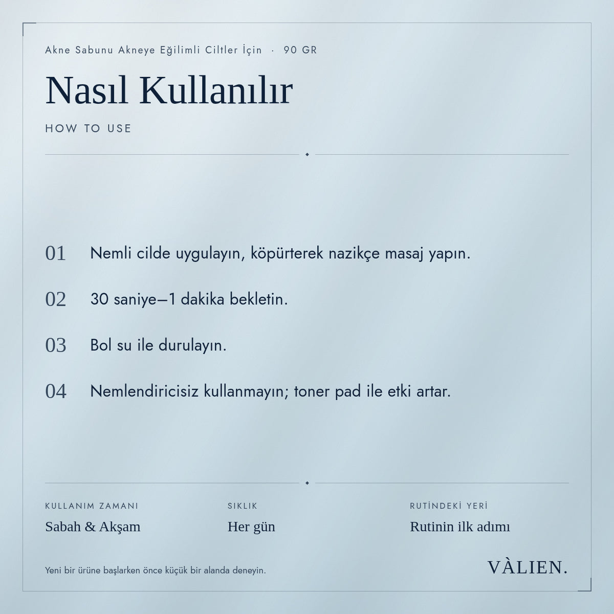 Akne Sabunu nasıl kullanılır