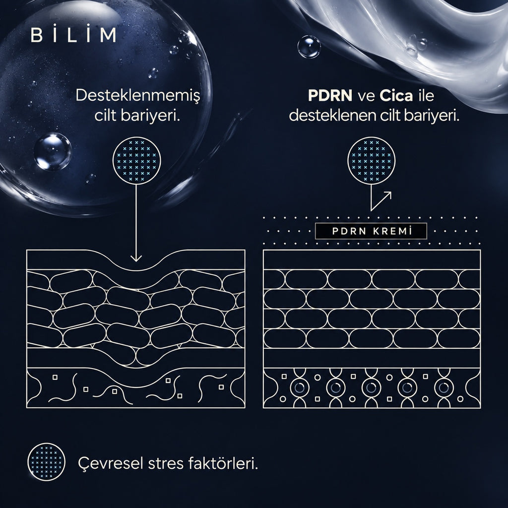 Valien Yaşlanma Karşıtı Krem PDRN (50 ml) — cilt yüzeyi çizim diyagramı