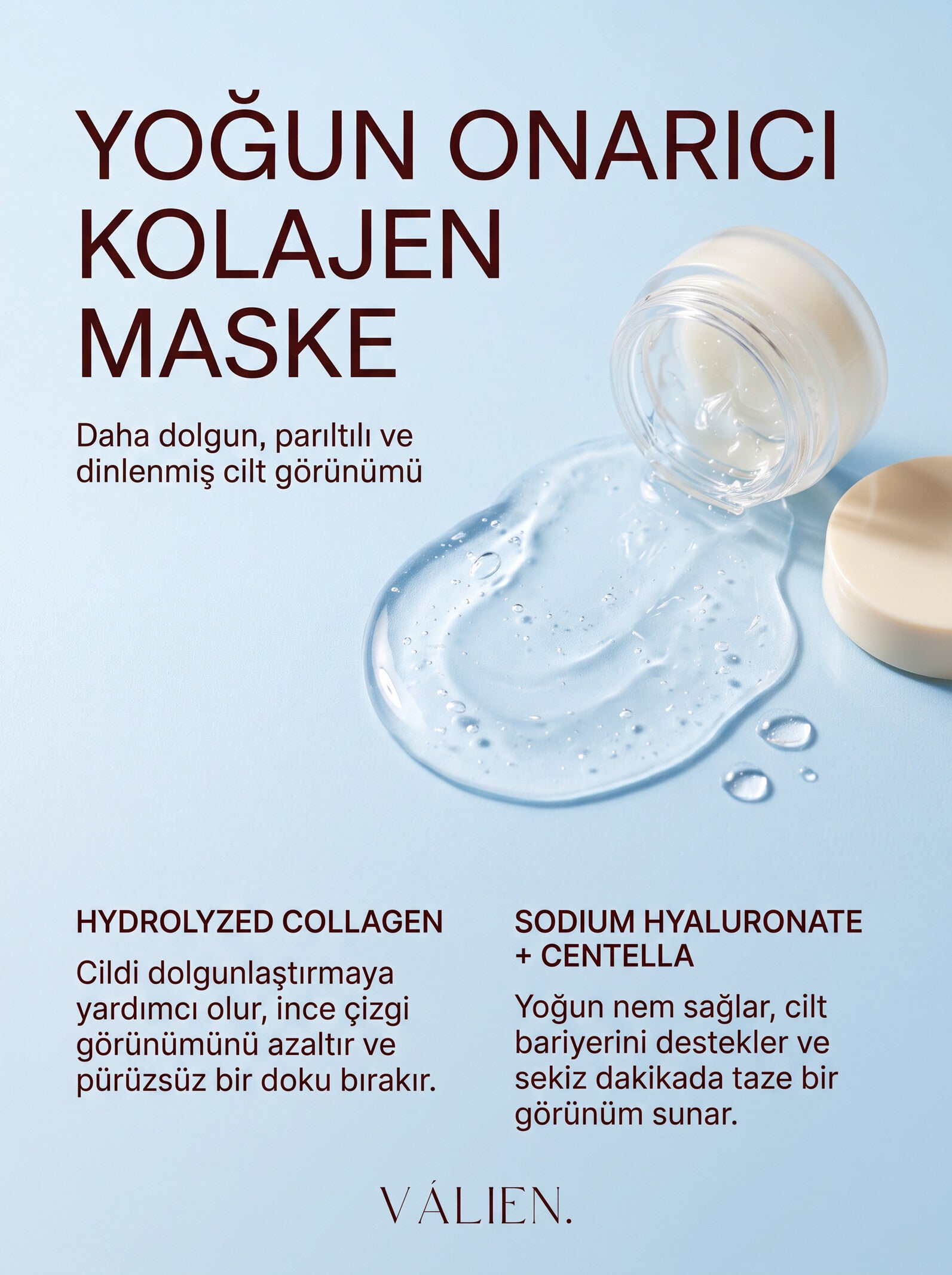 VÁLIEN Kolajen Maske - içerik detayları