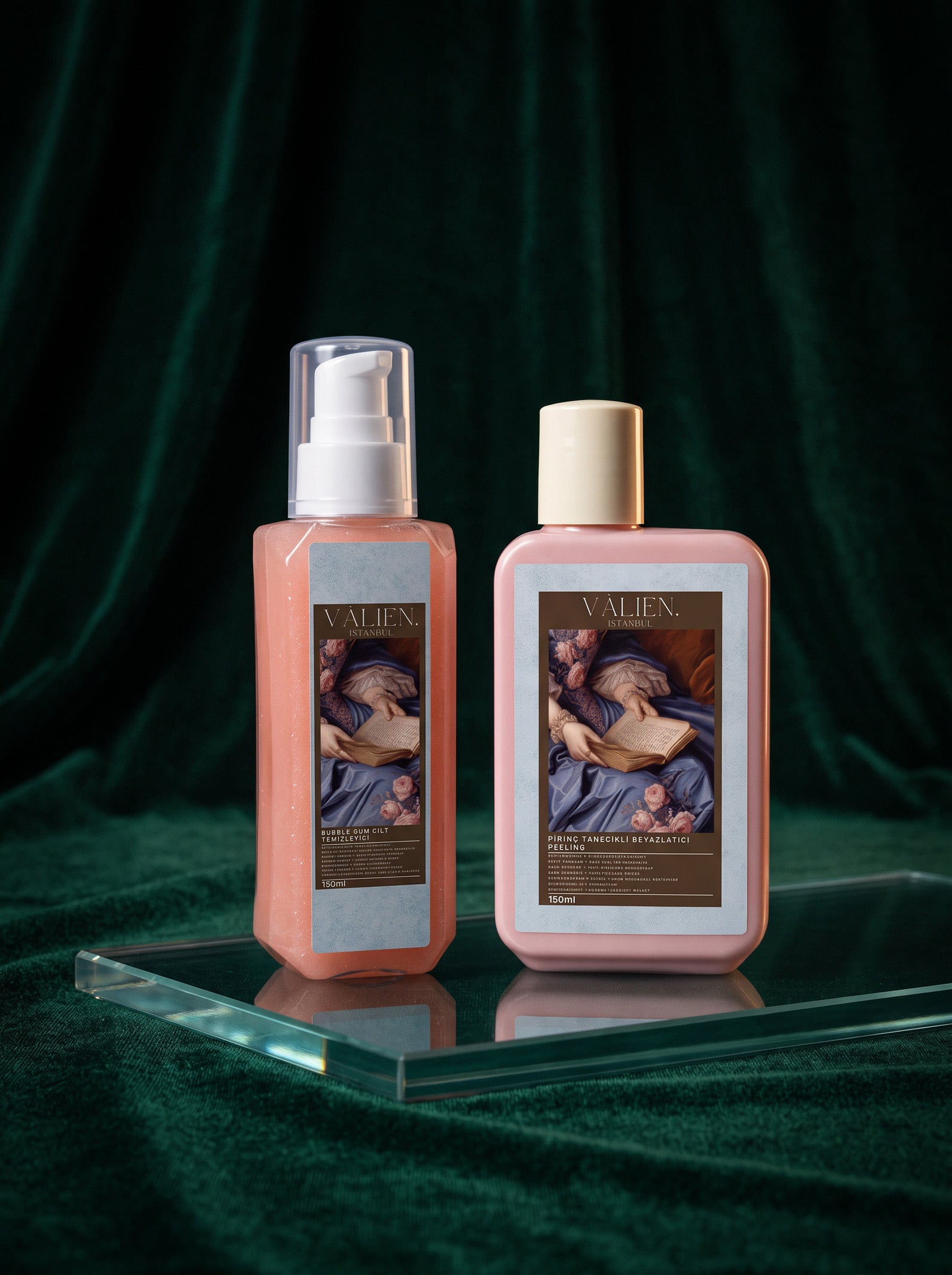 VÀLIEN Temizlik İkilisi - Bubble Gum ve Pirinç Peeling Seti
