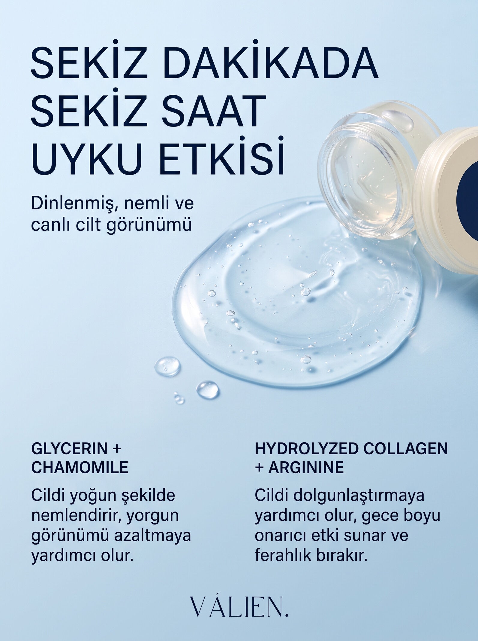 VÁLIEN Uyku Maskesi - içerik detayları